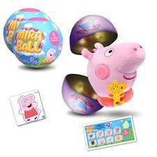 Peppa Pig MiraBall, Blind Box Surprise Plushies 2-Pack 
