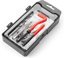 Helicoil Thread Repair Kit, Metric and SAE Repair Tools with HSS Drill Bit M8