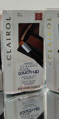 NEW Clairol Temporary Root Touch Up RED ROUX Instant Color HTF powder brush on