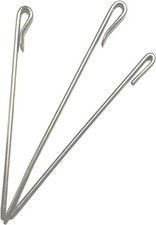 Banika Salai Baaz for Turban 5in Steel Hook 3-Pack