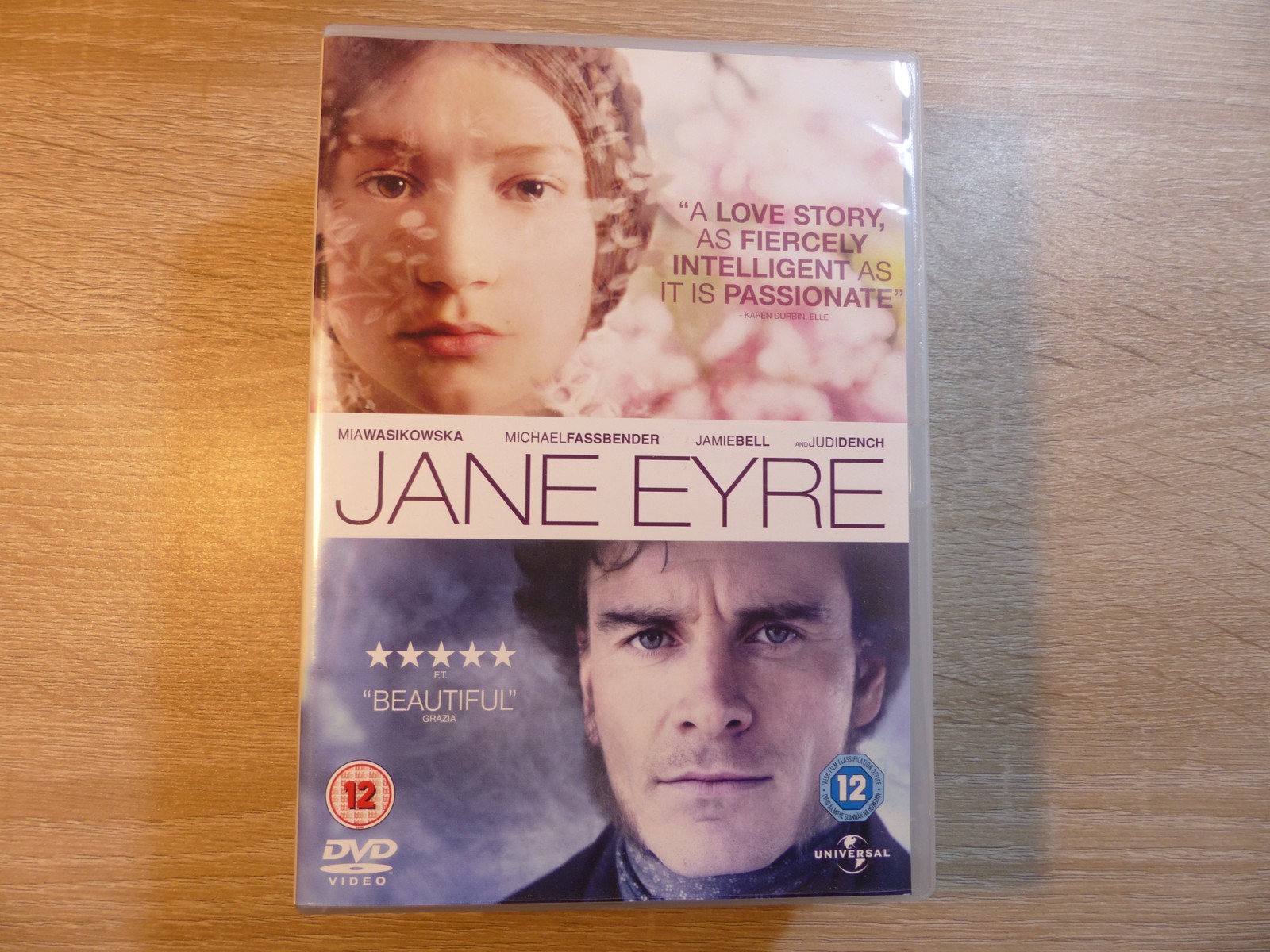 Jane Eyre : DVD 2012 Michael Fassbender - UNPLAYED