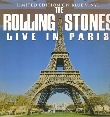 THE ROLLING STONES-LP-LIVE IN PARIS- LIM. BLUE VINYL-2015-NEU