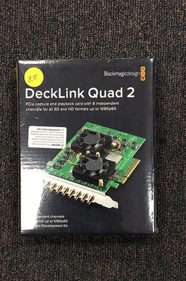 Blackmagic Design DeckLink Quad 2 BDLKDVQD2 8-Channel 3G-SDI PCIe Video Capture