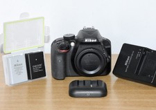 Nikon camera body D3400 Digital DSLR in excellent condition. shutter count 3727