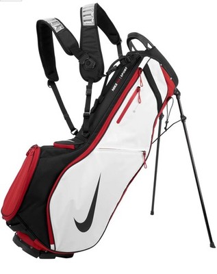 Nike 2022 Air Sport 2 Golf Caddie Stand Bag Red Black White $240