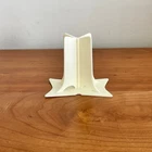 Vintage 1966 Mattel Barbie Doll Stand Off White Cream X-Stand Pedestal Base