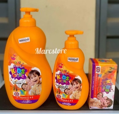3 in 1 Unique Kids & Teens Skin Brightening Body Lotion, Shower Gel  & Soap