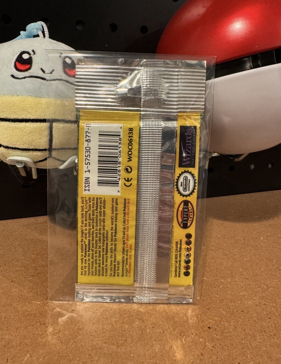 Wizards of the Coast 1999 Pokemon Jungle Booster Pack for sale