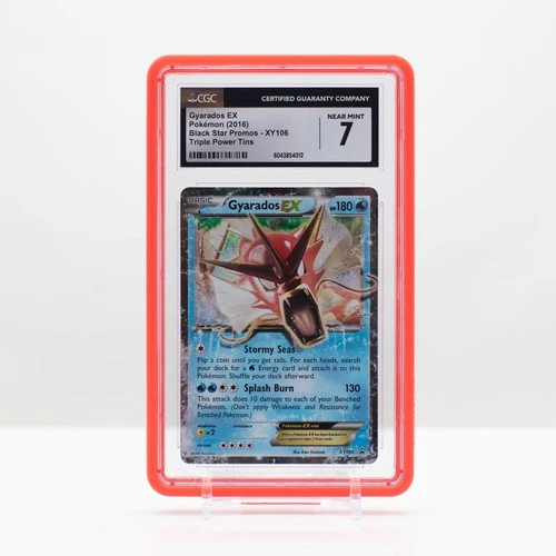 Pokemon Gyarados EX Holo #XY106 Triple Powers Tin Promo 2016 - CGC 7