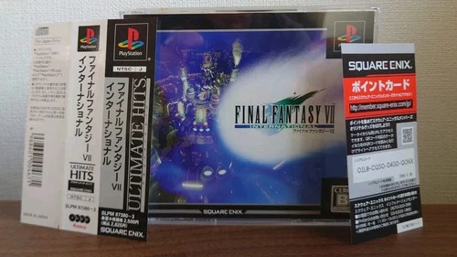 Final Fantasy 7 International + SPINE CARD VII FF7 PlayStation NTSC-J JAPAN SHIP