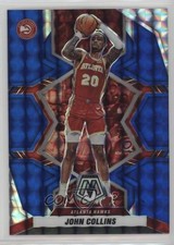 2021-22 Panini Mosaic Blue Mosaic Prizm 12/99 John Collins #52 0x1