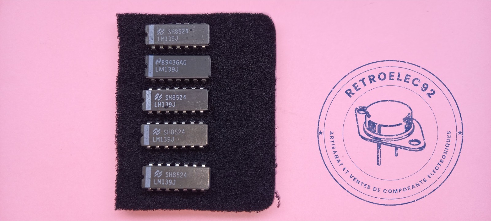 LM139J National Semiconductor quad comparator CDIP-14 composant NOS