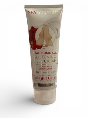 SpaScriptions Hyaluronic Feet Softening Heel Cream Repair Hydrate Soothe 8 Fl Oz