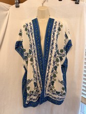 Max Studio London Kimono Topper Floral Open Front NWT Women s S MRSP 198. S19