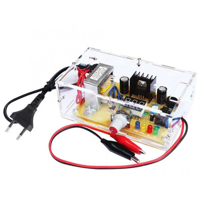 Regulated Power Supply DIY Kit LM317 Adjustable Voltage AC 220V to DC 1.25-12V S