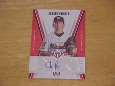 Andrew Painter 2019 Panini Stars & Stripes Rookie AUTO 124/299  Phil. Phillies