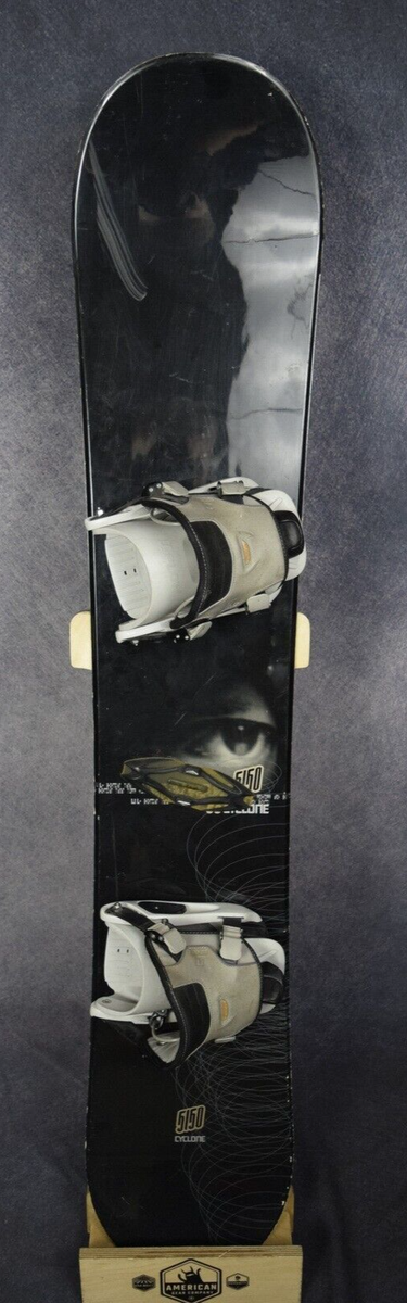 5150 CYCLONE SNOWBOARD SIZE 153 CM WITH FLOW LARGE BINDINGS 5150 CYCLONE SNOWBOARD SIZE 153 CM WITH FLOW LARGE BINDINGS