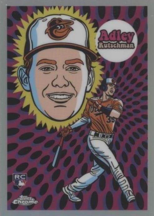 Adley Rutschman 2023 Topps chrome RC オマケ Adley Rutschman 2023 Topps Chrome #RR-1 Radiating Rookies