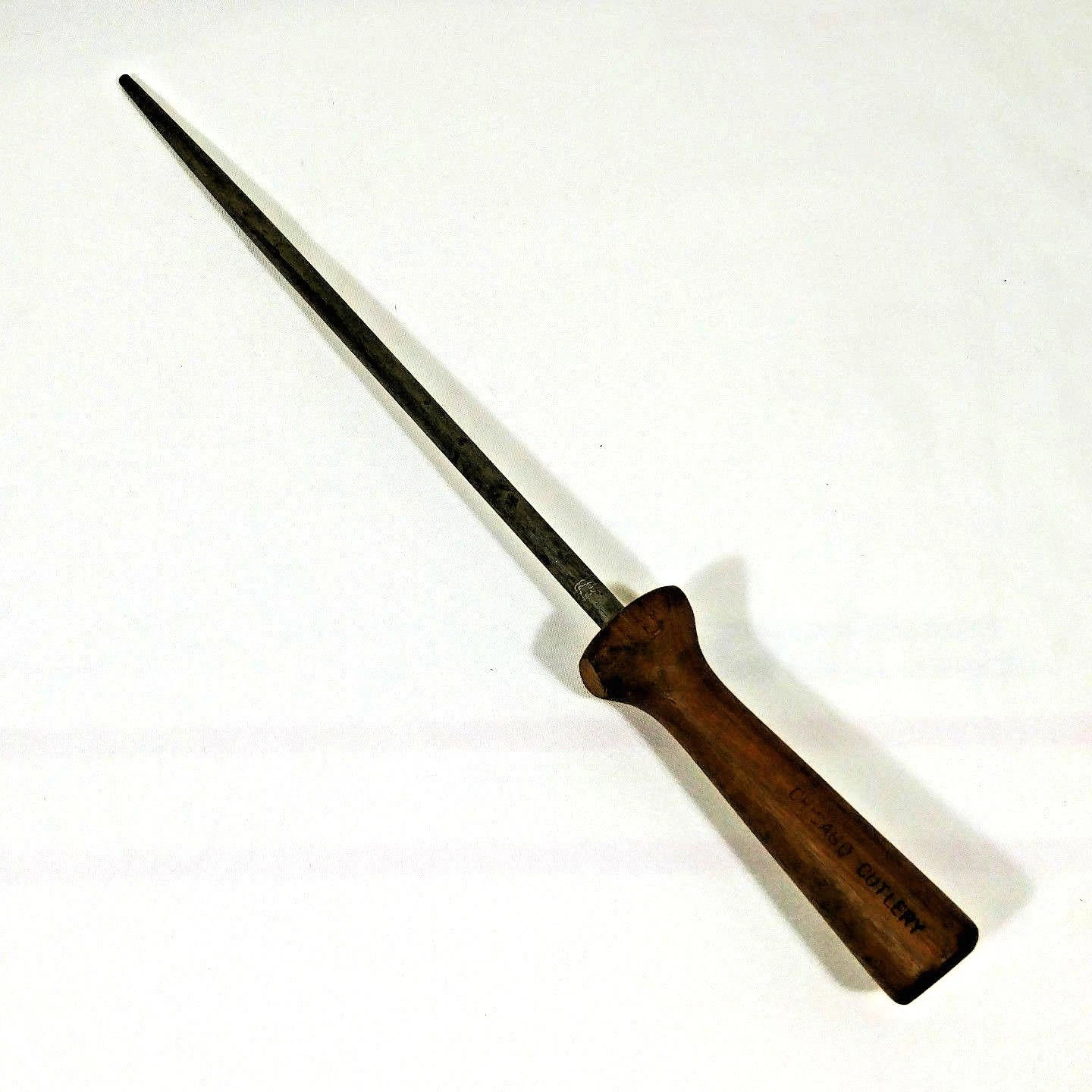 Chicago Cutlery Knife Sharpener Steel Wood Handle Kitchen USA Made