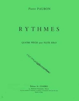 Pierre PAUBON Rhythmen Vier Stücke für Soloflöte (Ed.combre) mit Versand 