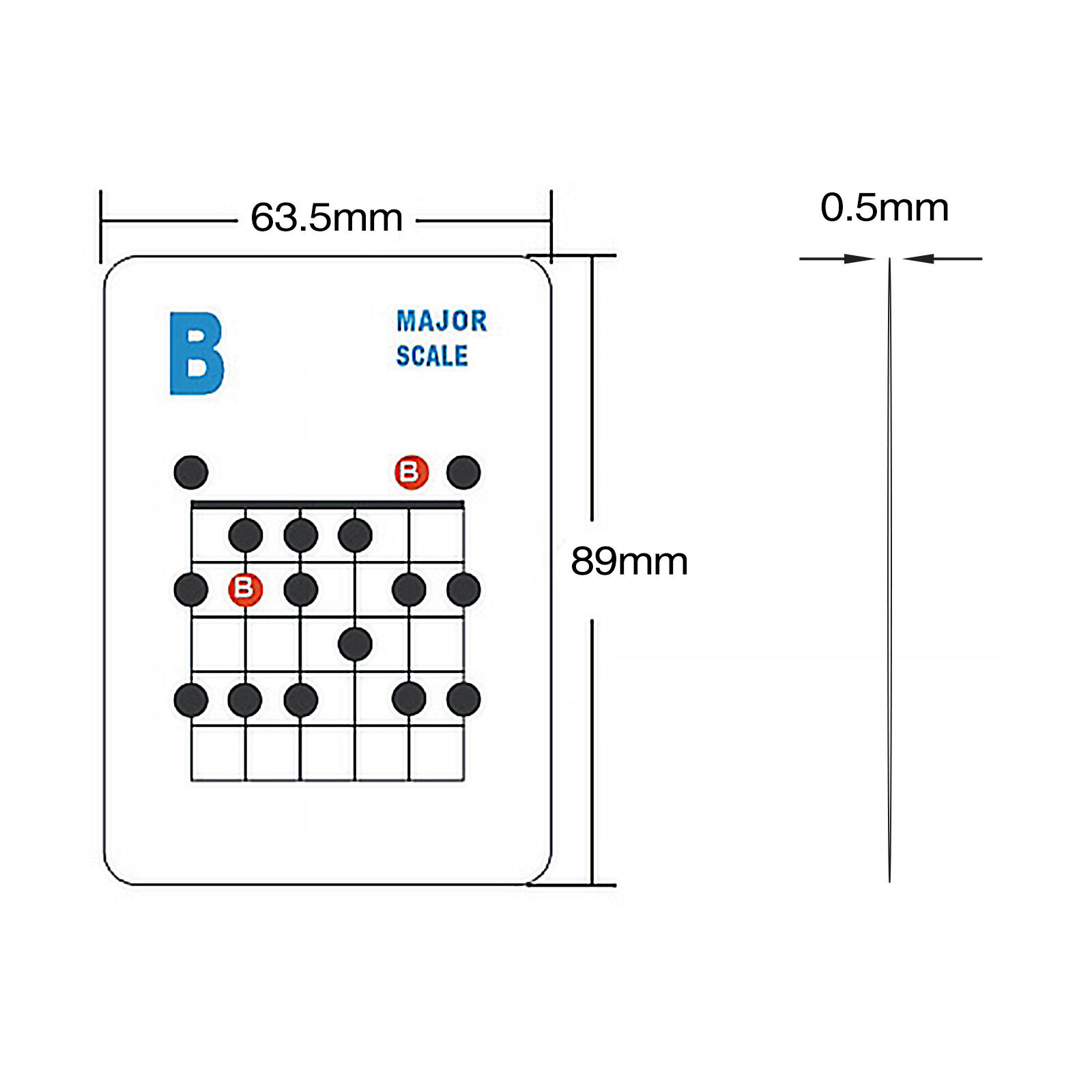 Guitar Chord and Scale Learning Cards,49Pcs Guitar Flash Cards for Acoustic  and Electric for Learn Practice Teach 