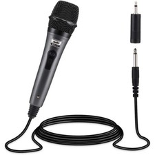 Moukey Pro Dynamic Microphone MWm-5 Home Karaoke 13 ft Cable Metal NEW