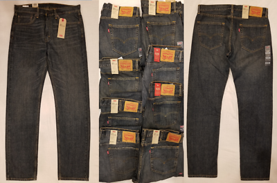 Levi's 505 Men's Regular Fit Jeans Range Size: 31,32,33,34,36,38,40  #005052765 | eBay