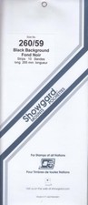 Showgard Long Stamp Mounts 260/59 US Double Press Reg Issue Black 10 Pcs