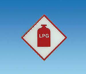 Caravan Campervan Gas Box Tufflex Lpg Gas Sticker