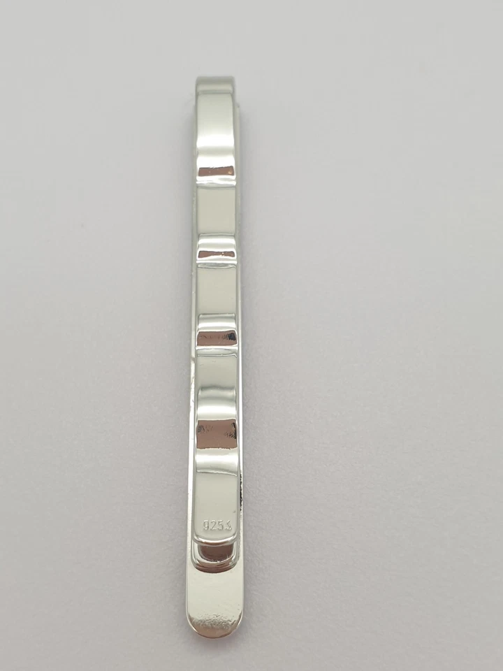 Krawattenklammer In Argento Sterling 925 / Argento Puro / 8,5g - Immagine 2 di 2