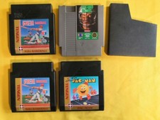 LOT OF 4 ORIGINAL VINTAGE NINTENDO NES AND TENGEN VIDEOGAMES - TECMO BOWL! VG3-7