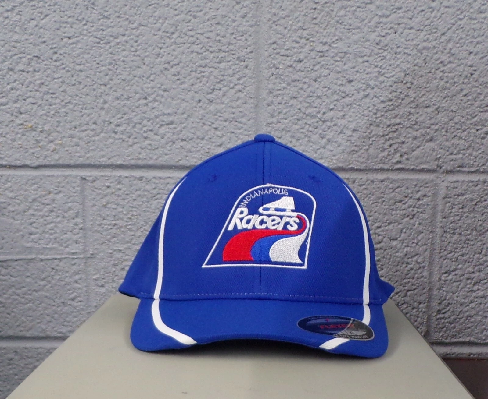 Flexfit WHA Hockey Indianapolis Racers Embroidered Hat Ball Cap New