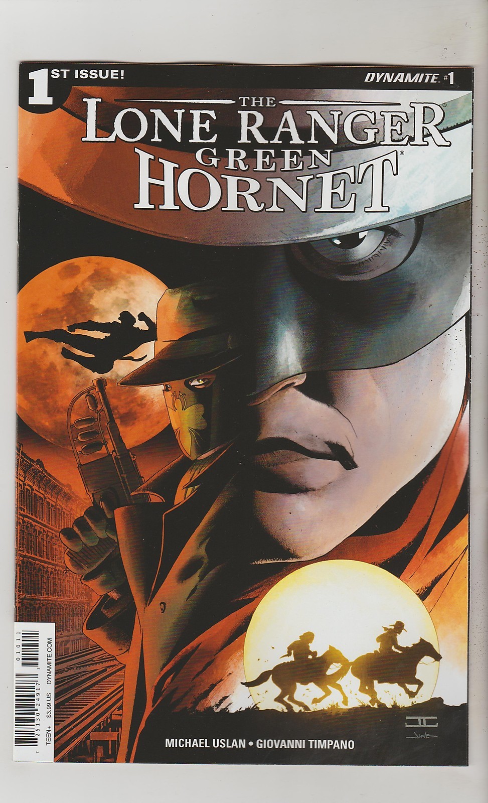 DYNAMITE COMICS LONE RANGER GREEN HORNET #1 JULY 2016 1ST PRINT NM