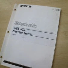 CAT Caterpillar 785C Mining Dump Truck Electrical System Schematic Shop Manual