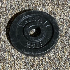 Yes4All 2.5lb Weight Plate 1-1/8" Hole Black