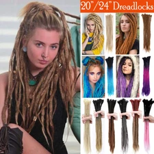 Handmade Dreadlocks Single Ended Crochet Braiding Braids Dread Hair Extensions