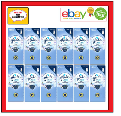 12 x 10 ml GLADE TOUCH N FRESH NACHFÜLLPACK SAUBERES LEINEN.