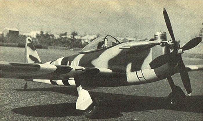 Model Airplane Plans RC Republic P 47 Thunderbolt 55
