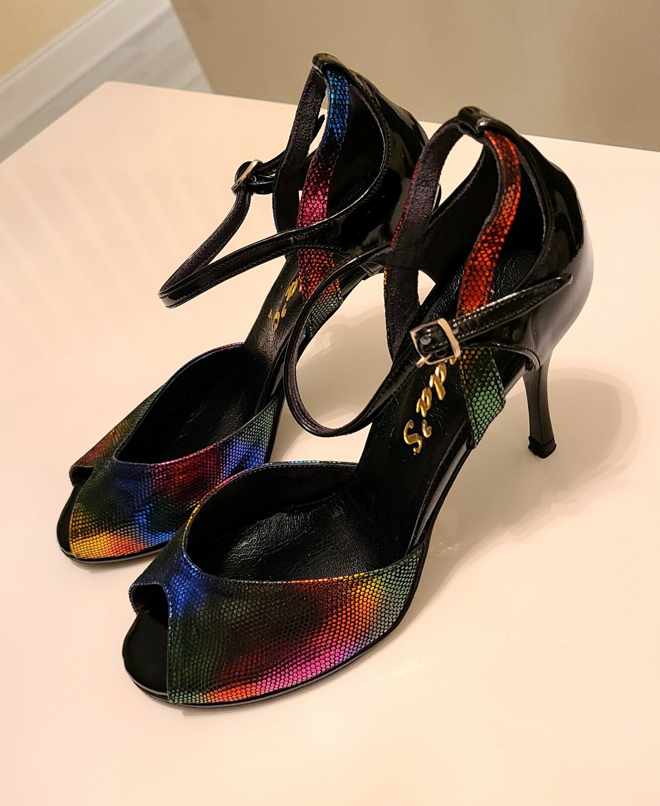 Mujeres Zapatos de Baile Profesionales de Tango/Salón de Baile/Danza Latina Hechos a Mano