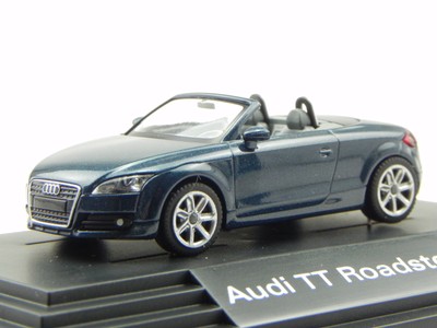 Audi TT 8J Roadster petrol blue diecast modelcar 5.22 diecast modelcar Wiking 1: