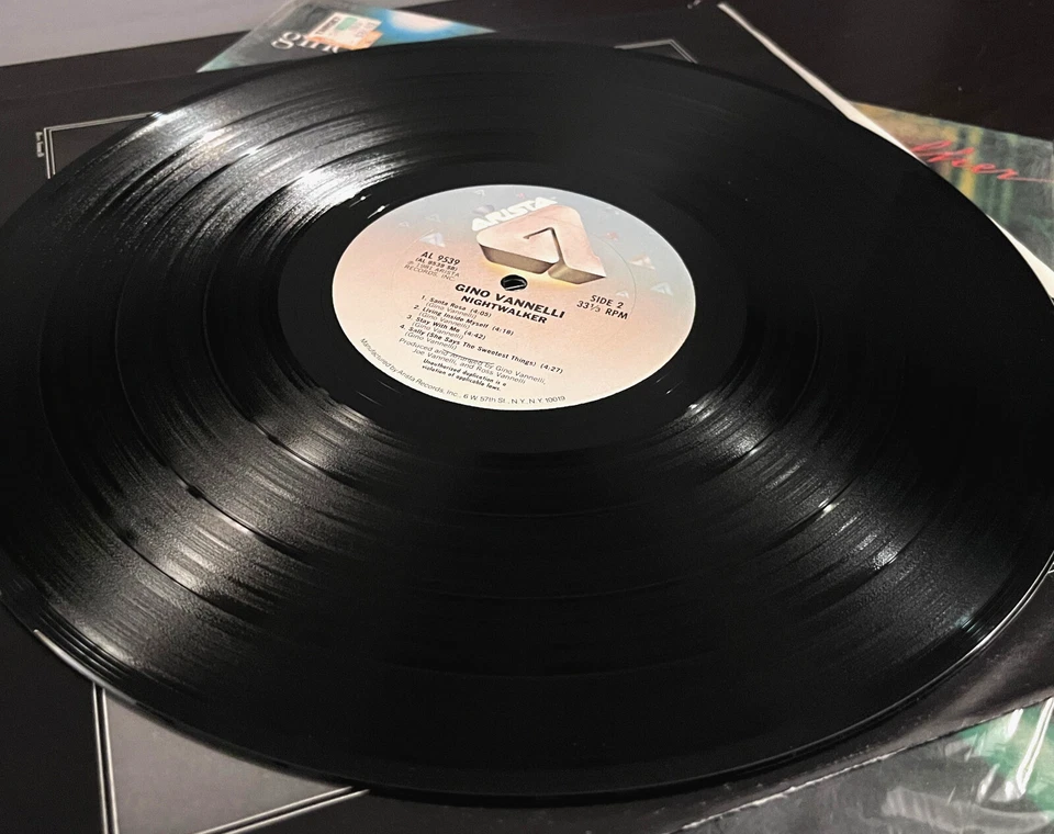 GINO VANNELLI - Nightwalker (1981) - 12" Vinyl Record LP - VG+ - Image 3 of 3