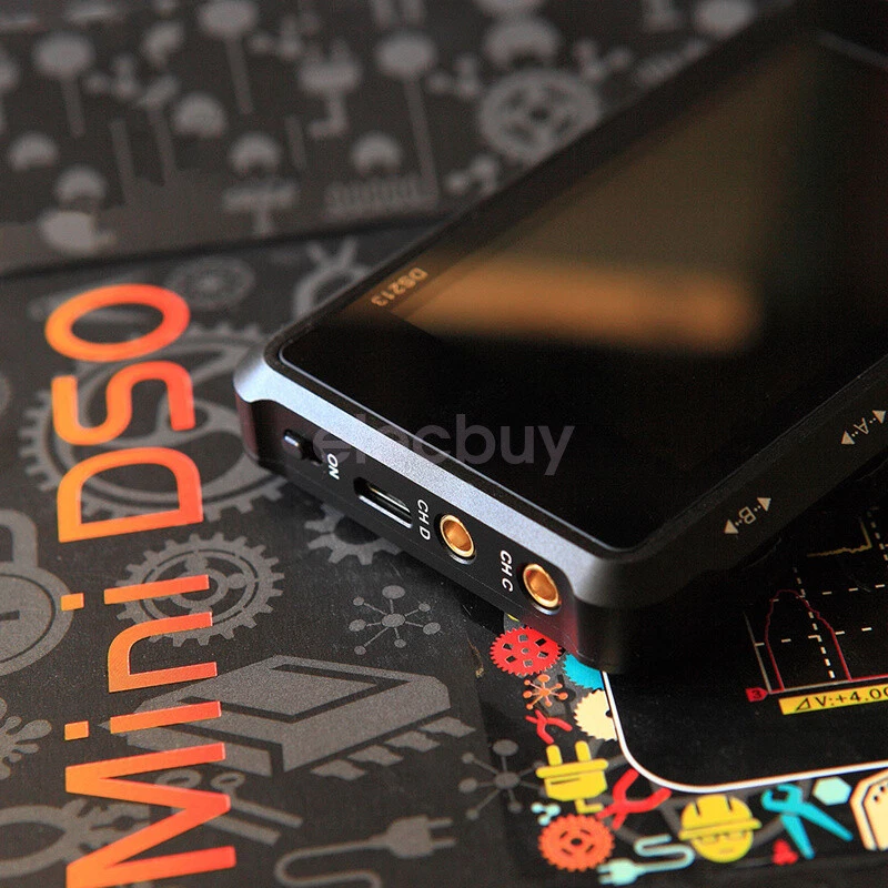 New DS213 MINI DSO 4 Channel 100MS/S DSO213 Nano Quad Digital Oscilloscope Kit - Image 4 of 4