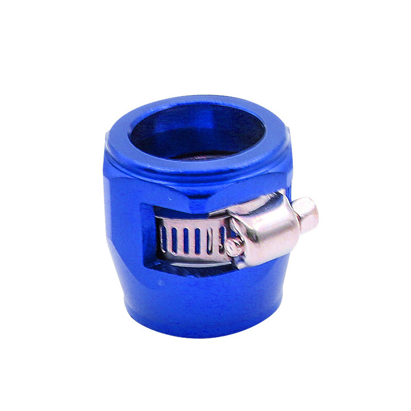 4Pcs Blue AN6 Fuel Hose Line End Cover Clamp Adapter Fitting Connectors