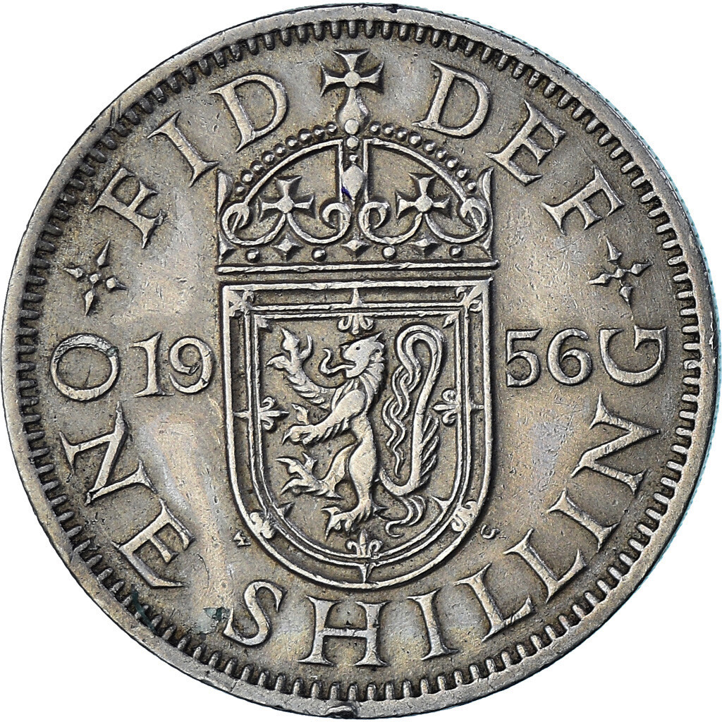 1182921] Coin, Great Britain, Elizabeth II, Shilling, 1956