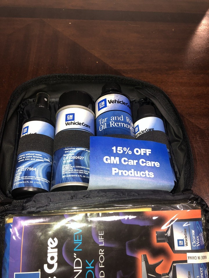 Vintage 1990's GM Dealership Mr. Goodwrench Vehicle Care Kit Camaro