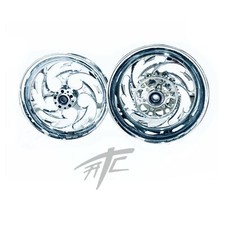 GSXR STOCK SIZE CHROME SHREDDER WHEELS 2009-2020 SUZUKI GSXR 1000