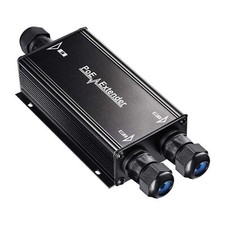 2 Channel Gigabit Outdoor Poe Extender 2 Output Poe Ports Ip67 Waterproof 10/100