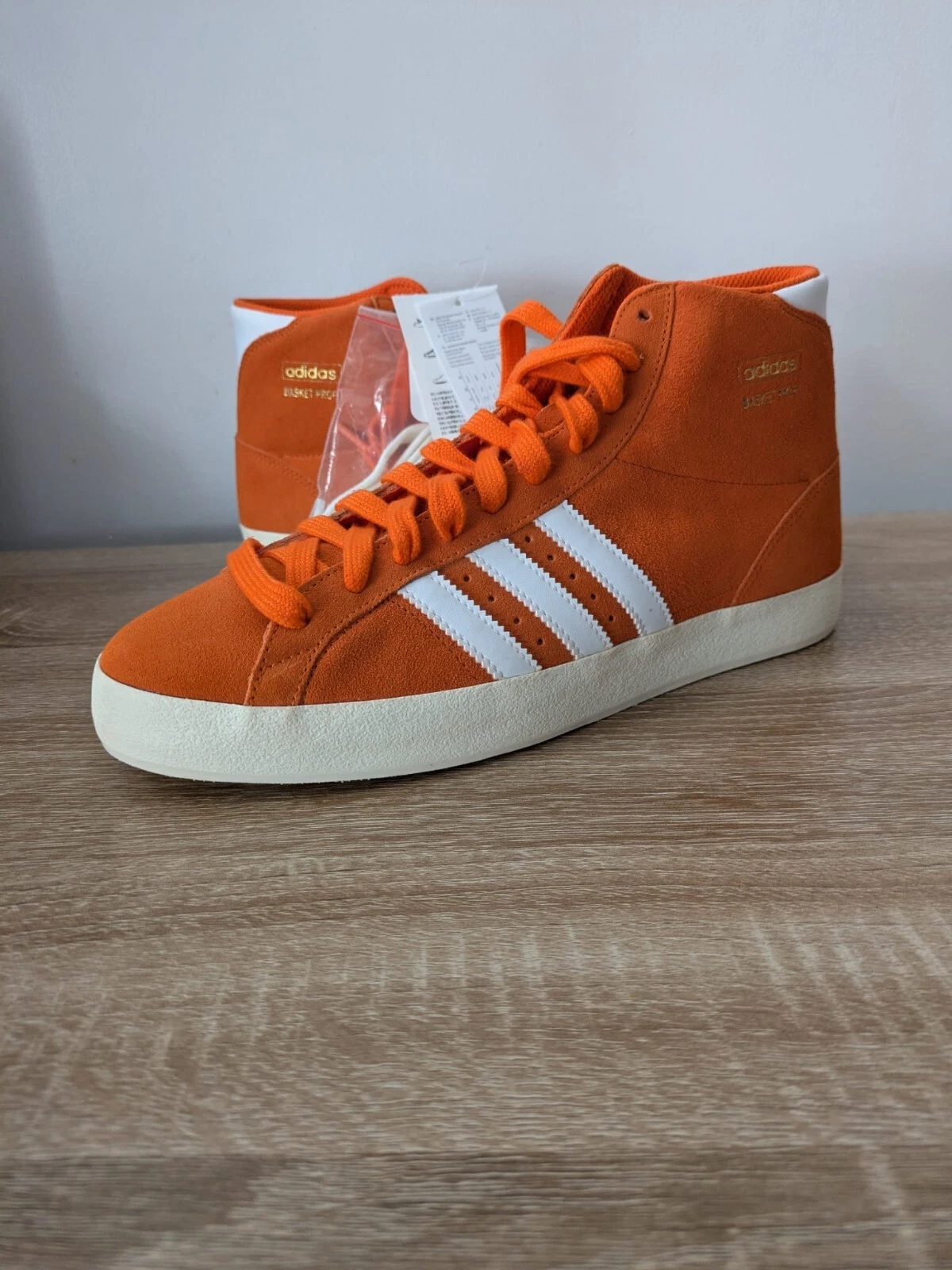 Scarpe da ginnastica Adidas Basket Profi Hi scamosciate taglia uk 9
