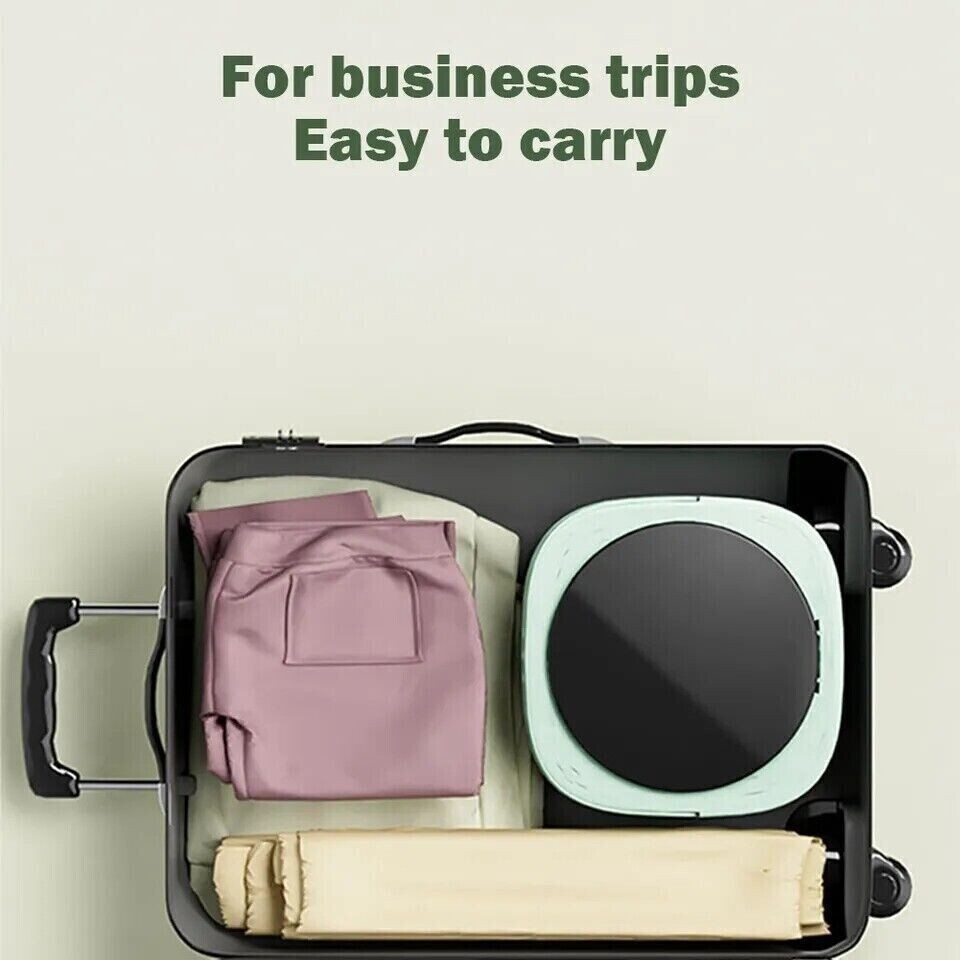 Lavatrice Portatile Pieghevole 8L Con Centrifuga - Per Campeggio E Viaggi, Colore Viola - Foto 12