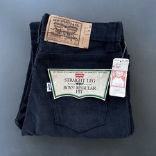 Vintage Levis 517 Corduroy Pants Boys 27x27 Straight Leg Regular Fit Deadstock